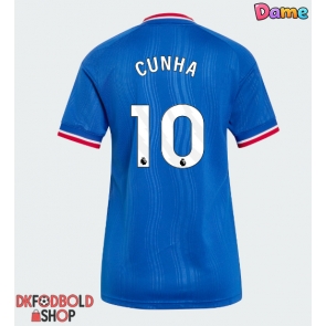 Manchester United Matheus Cunha #10 Udebanetrøje Dame 2026-27 Kort ærmer